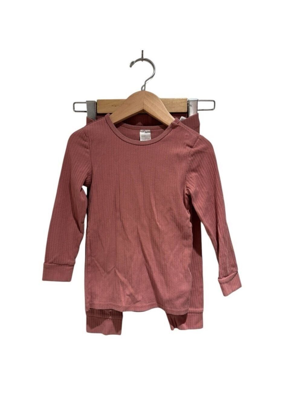H&M Kids Long Sleeve Set in Dusty Rose - size 2